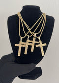NUGGET CROSS NECKLACE