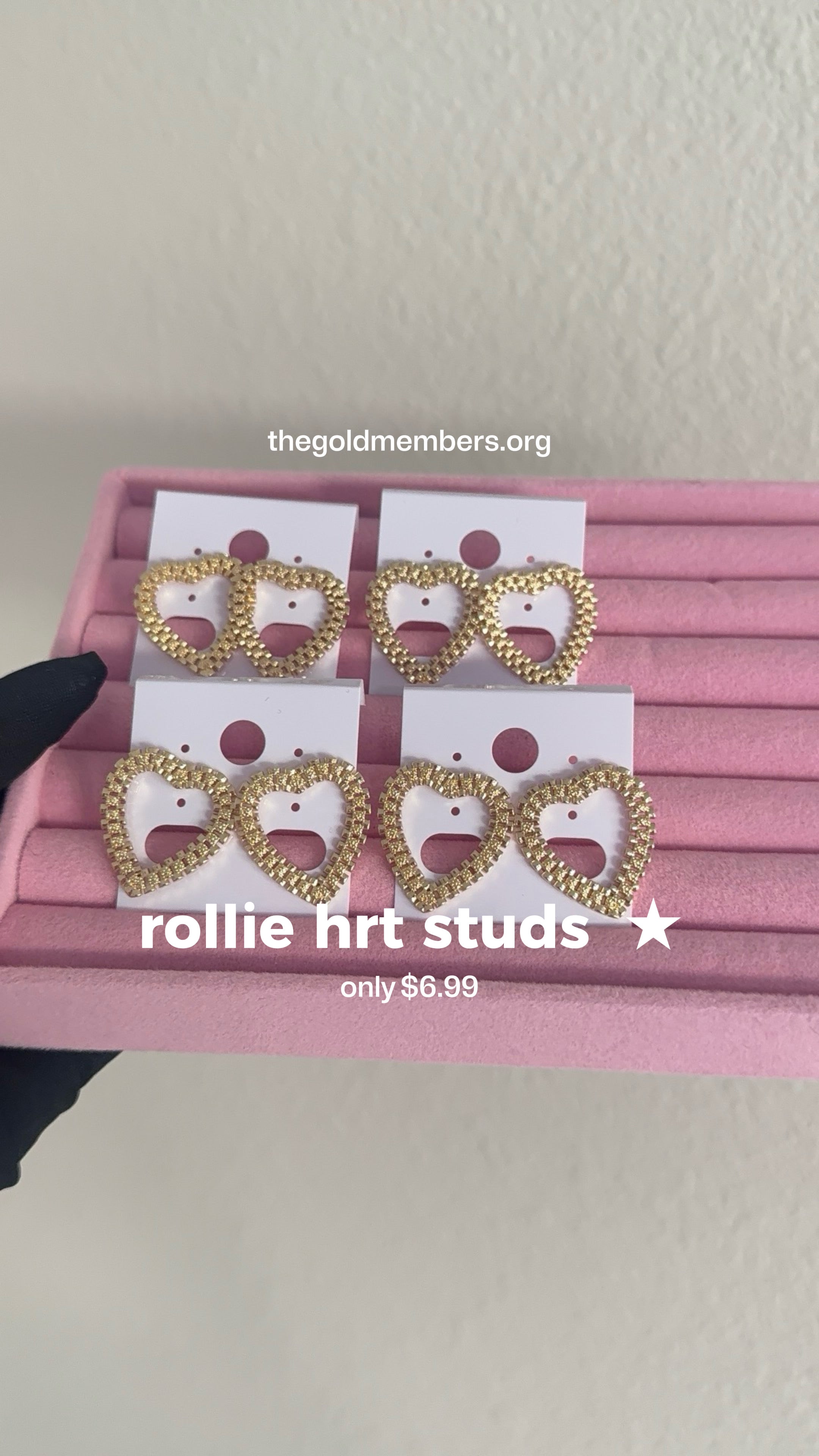 JUMBO ROLLIE HRT STUDS